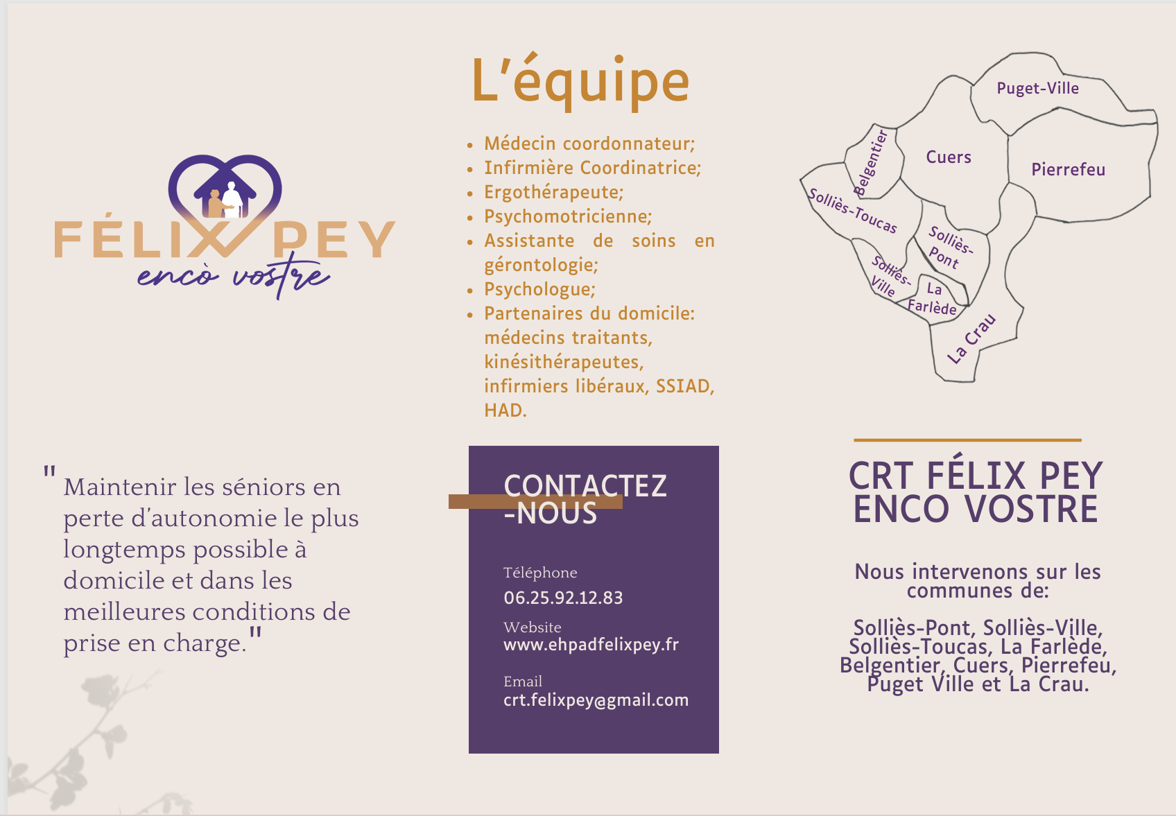 Flyer CRT Félix Pey