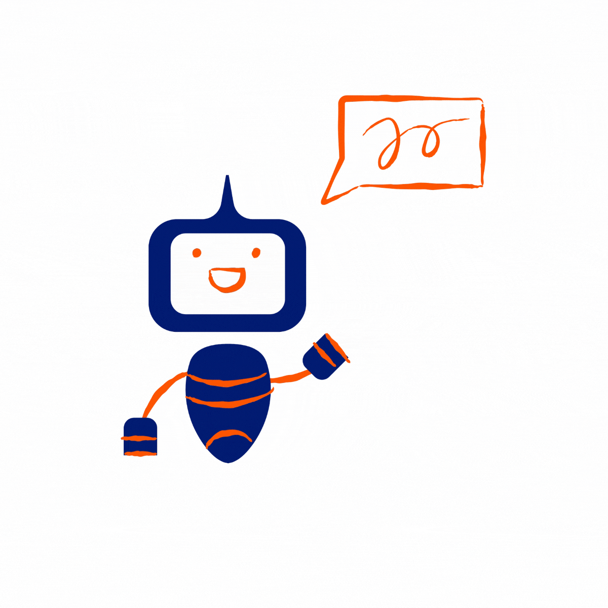 Mascotte Robot
